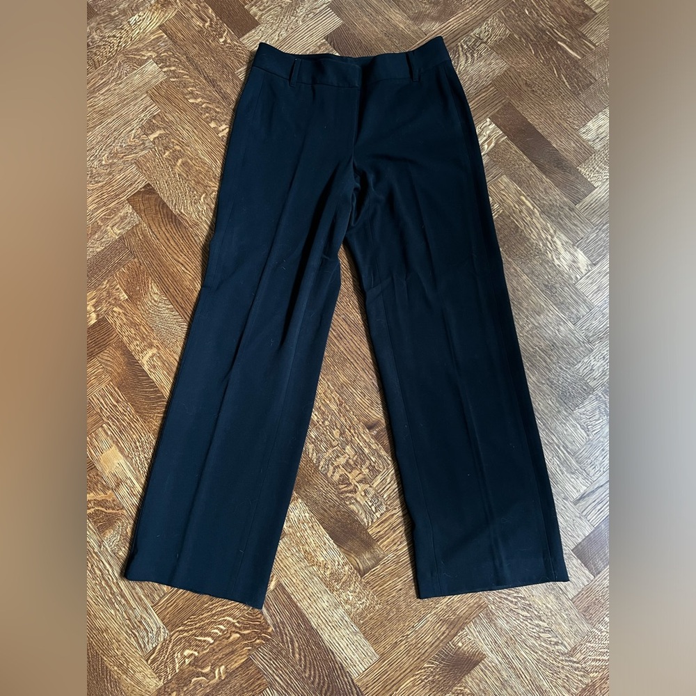 ISDA & CO Wide Leg Trouser Pants Stretch Comfy Staple Minimalist Career Office 8